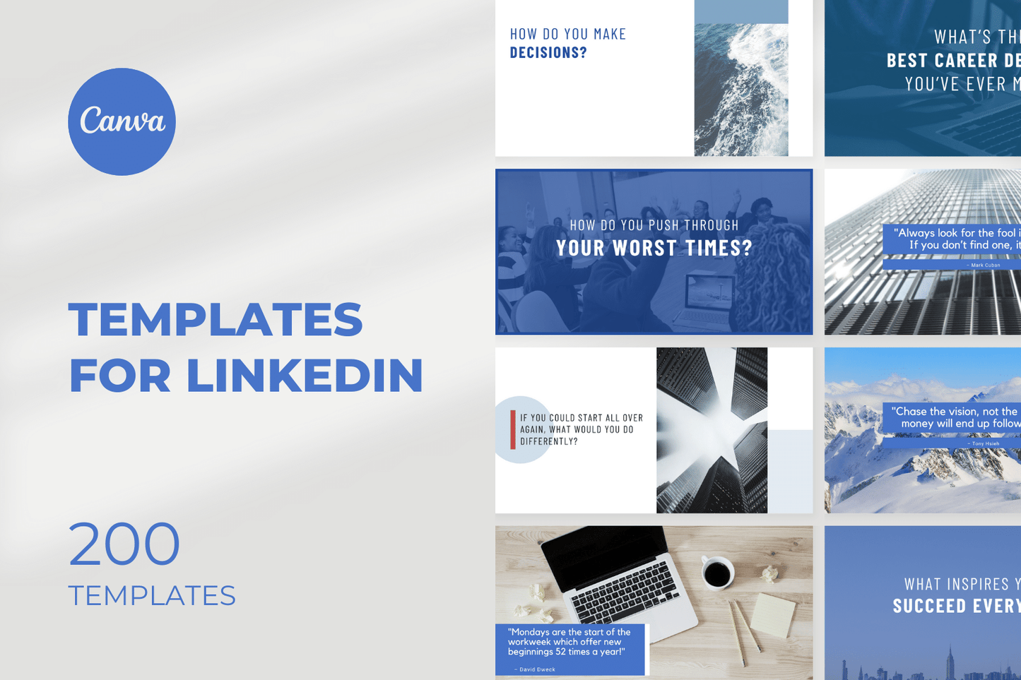 200 Templates for LinkedIn