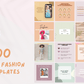 400 Kids Fashion Templates For Social Media