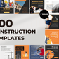 200 Construction Templates for Social Media