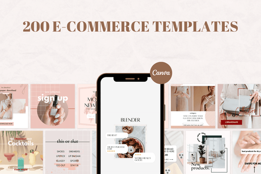 200 E-commerce Templates for Social Media