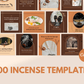 200 Incense Templates for Social Media