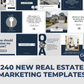 240 NEW Real Estate Templates for Social Media