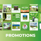 200 Golf Templates for Social Media